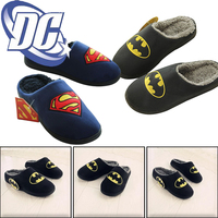 DC Comics Batman Cartoon Fashion Winter Warm Men Women Cotton Slippers Thick Soft Sole Slides Indoor Floor Non-slip Couple Shoe