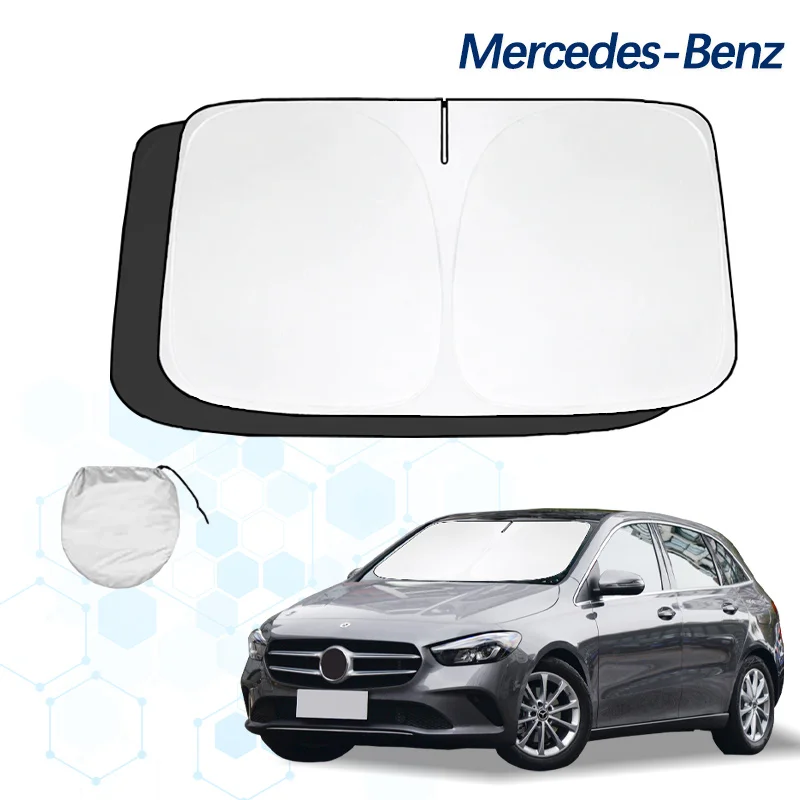 

Windshield Sun Shade For Benz B-Class W245 W246 W247 Window Shade Sun Visor Cover Foldable Blocks UV Rays Keep Your Car Cooler