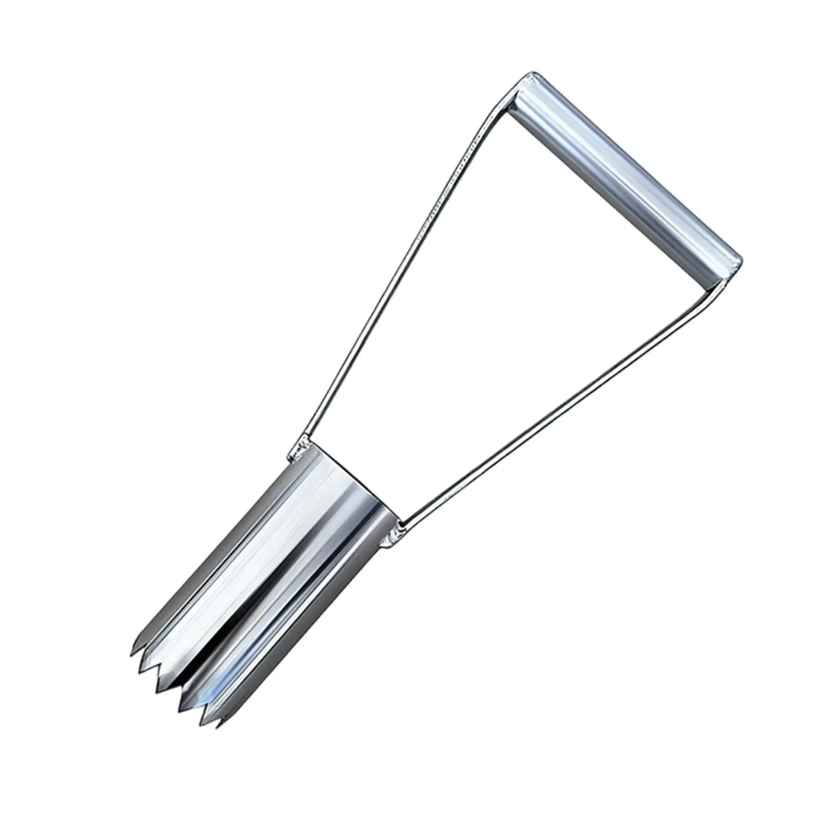 Reusable Stainless Steel Hole Puncher Ergonomic Transplanter Short Handle Planting Tool for Farm Golf Course