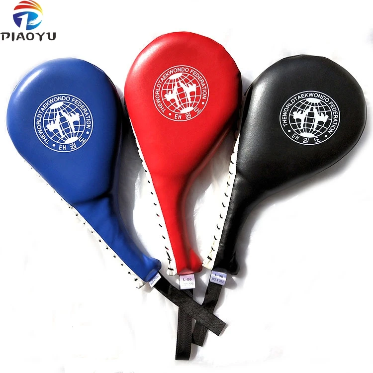 Punching training taekwondo kicking strike pad hand feet foot target team sports