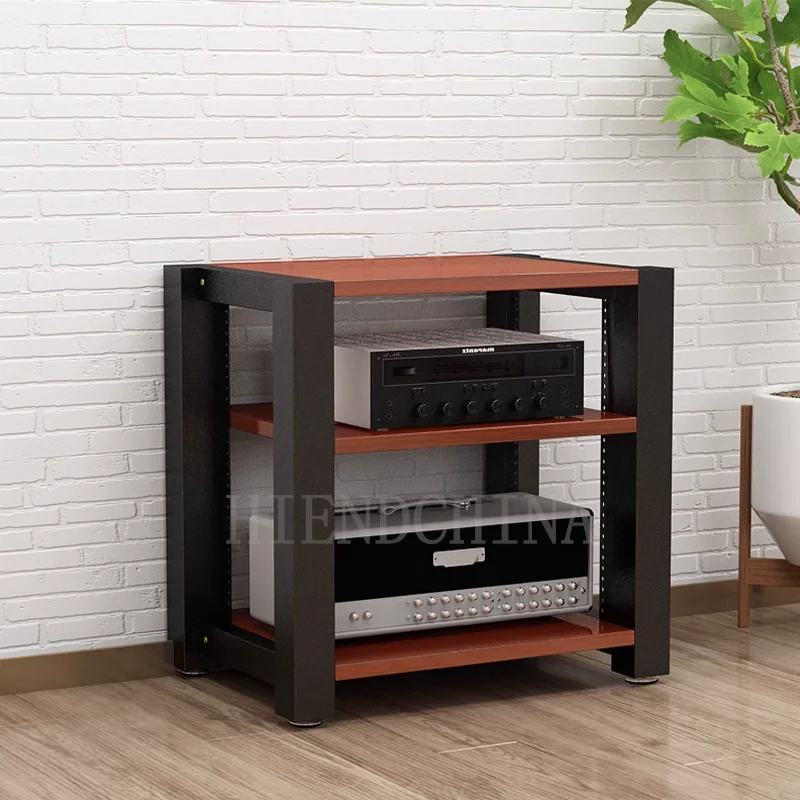 DK-017 wzmacniacz regulowana moc sprzęt szafa dźwięku wideo szafka stalowa i drewniany wspornik stojak 2/3/4/5 warstwa