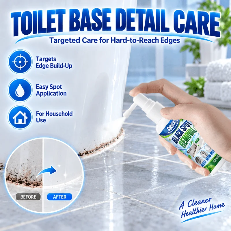 Multipurpose Rubber Seal Reviver Spray with Nozzle. Penetrates gaps, removes black stains, restores seals. Household essential