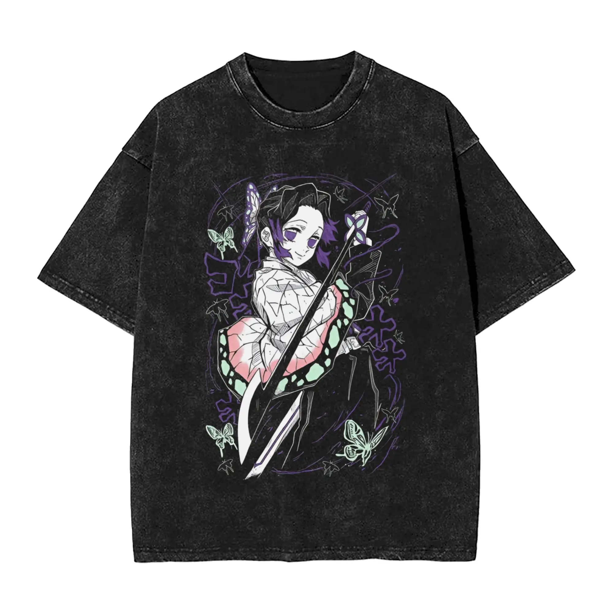 

Футболка D-Demons Slayers, мужская футболка в стиле Харадзюку, с коротким рукавом, 100% хлопок, футболка с рисунком Kimetsus No Yaibas, футболка с рисунком аниме, футболки, топы