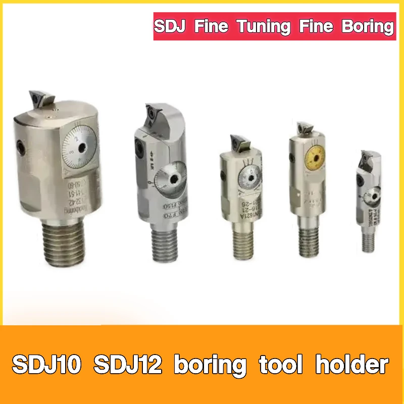 SDJ Fine Tuning Fine Boring Tool Head LBK CBK EWN Lock tooth Thread Small Aperture Boring Hole SDJ10 SDJ12 boring tool holder