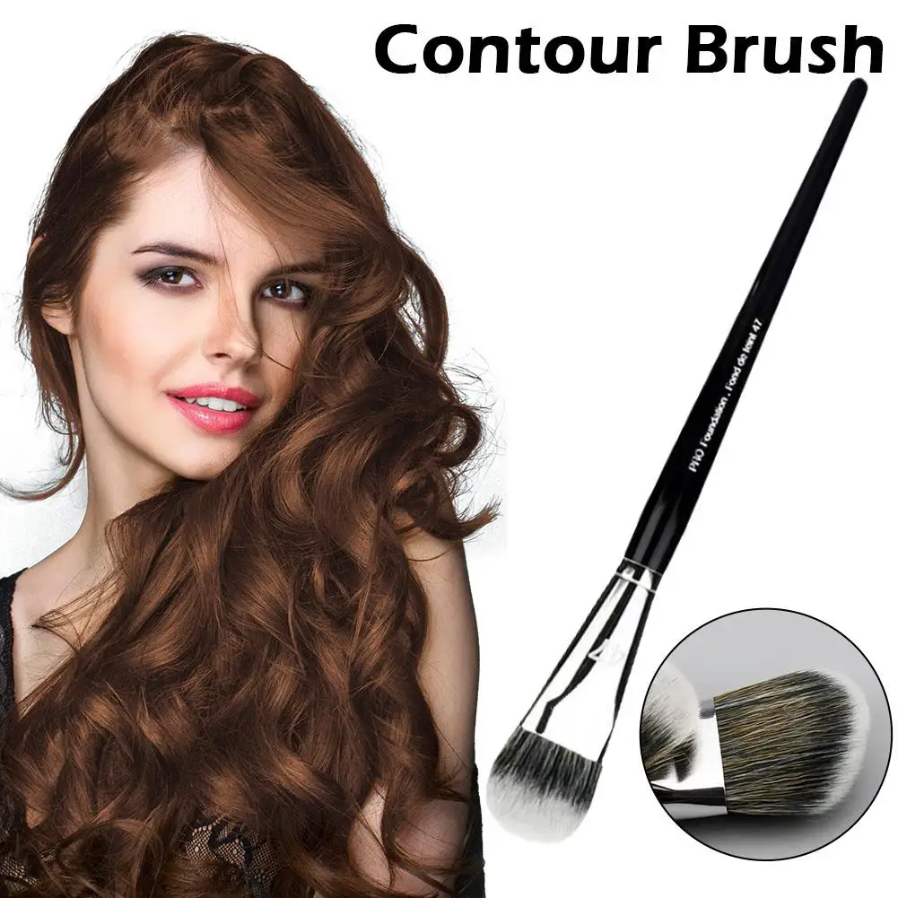 #47 Foundation Makeup brushes Pro Foundation Make up tools hair contour brush BB cosmetic cream synthetic exquisite Liquid S8Y4