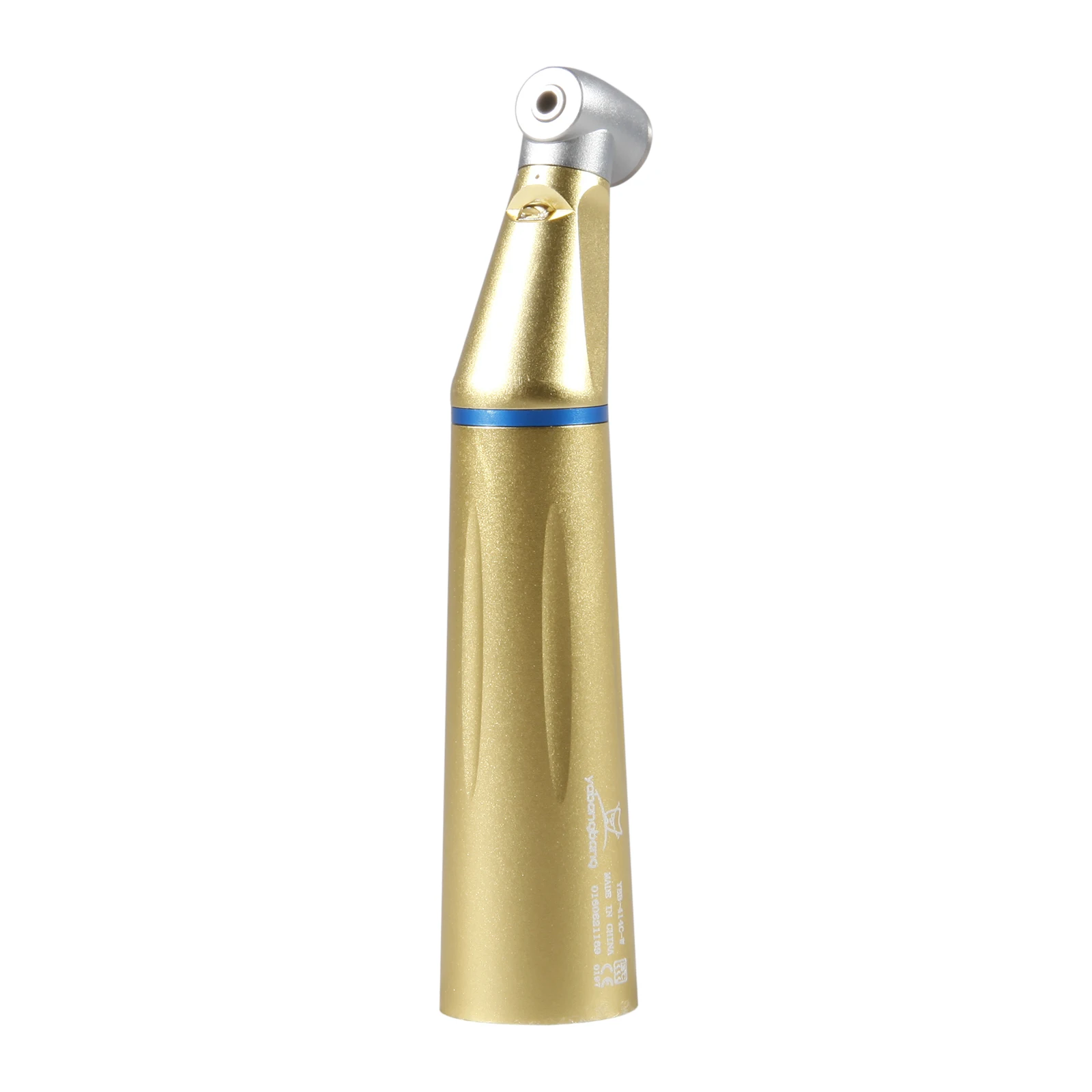 den tal E-generator LED Low Speed Handpiece Contra Angle Inner Water with Optic LED Light(golden)