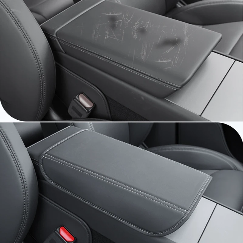 for Tesla Model Y Launch Juniper Hand Box Cover 2025 TPE Soft Case Center Console Arm Rest Lid Armrest Cover Accessories