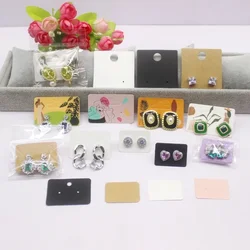 100pcs multi size display earring cards, earrings, earring packaging label cards