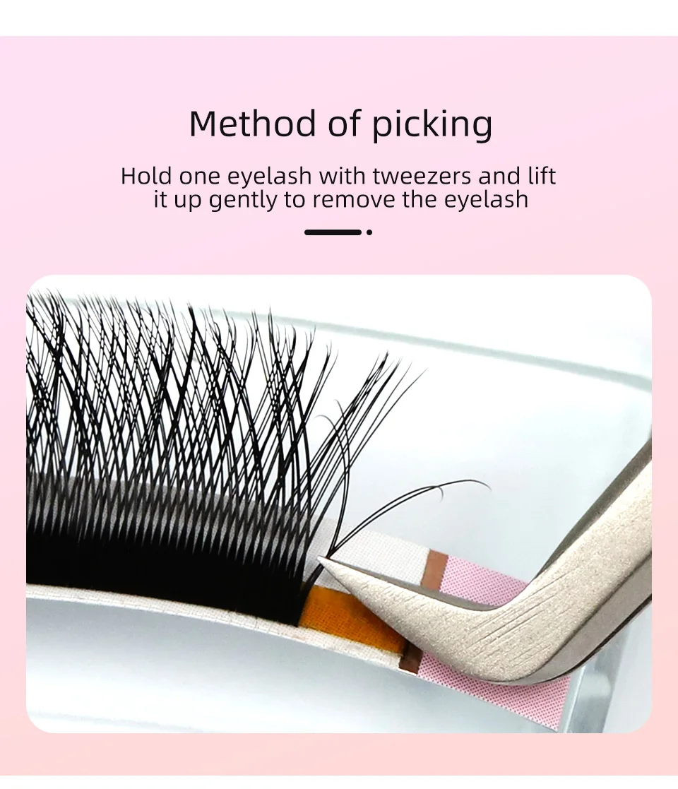 AGUUD Braune 4D W Wimpern YY 3D 4D 5DW geformte Spike Clover Wimpernverlängerung 3D Fairy Blooming Natural Woven YY Einzelwimpern – Detail 16