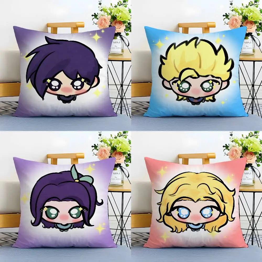 

Game S-Stardew V-Valley Pillow Case Anti-dustmite Pillowcase Invisible zipper silky short plush Sofa cushion cover