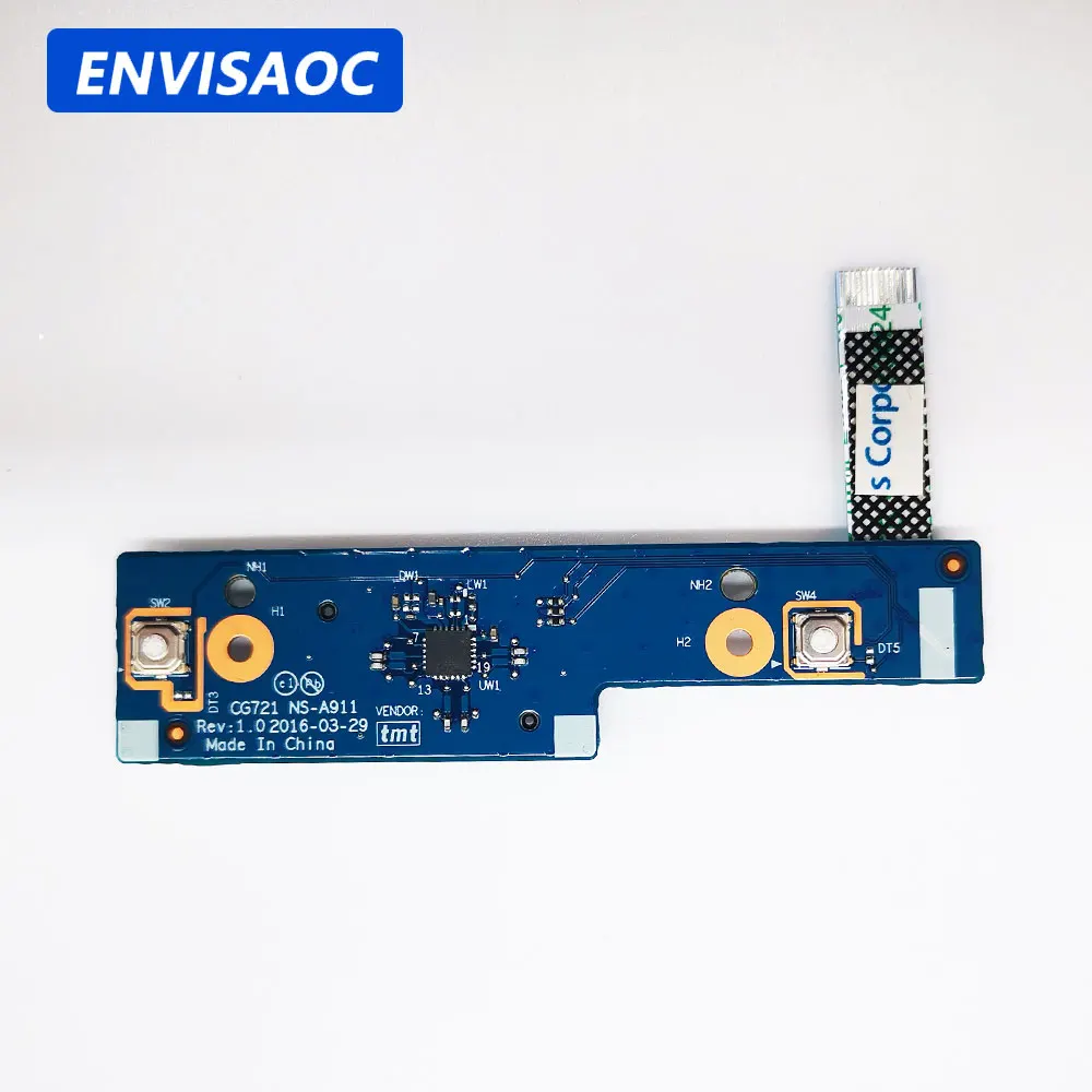 For Lenovo 110-17IKB laptop Card Reader Touchpad Button Board CG721 NS-A911 NBX001J600