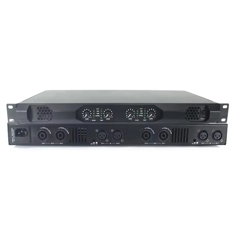 High Effective 4 Channel K4-450 Digital Amplifier Classic Sounds Stage Amp Class D Low Price Amplifier Professional