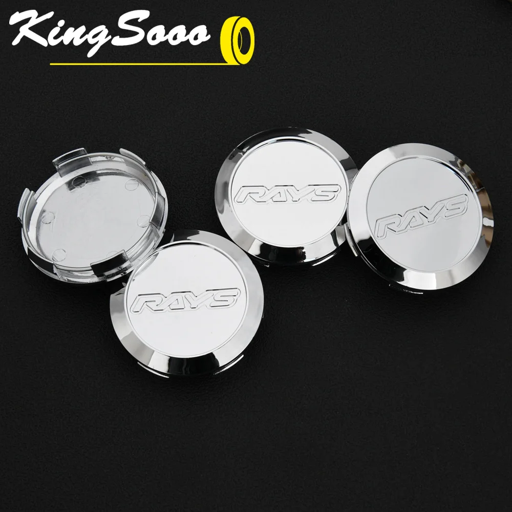 Car Styling 62MM Center Cap 3D RAYS Wheel Hub Cap Sport Rim Cap Wheel Cover Cap Bronze & Silver & Black CE28(14\