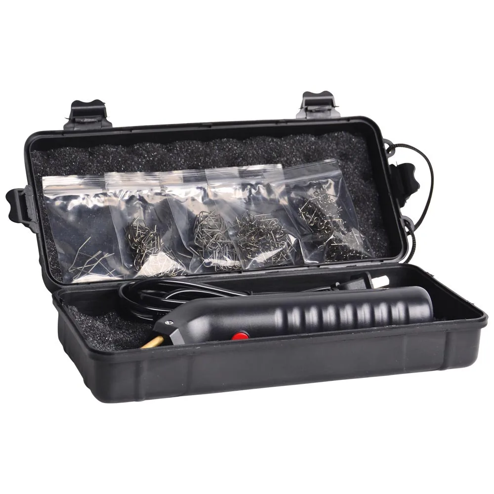 新型ヒートガン プラスチック溶接機 バンパーはんだごて ステープル バンパー修理 車用工具キット ホットステープラー プラスチック溶接機