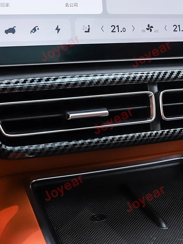 For Leading Ideal LiXiang L8 L9 2021-2023 Central Console Lift Panel Cover Steering Wheel Anti-kick Frame Armrest Accessories