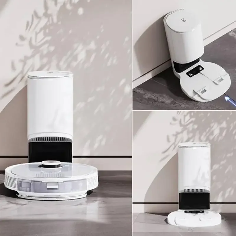 NEW ECOVACS AUTO-EMPTY STATION and Disposable Bags Compatible with ECOVACS DEEBOT OZMO T9 AIVI