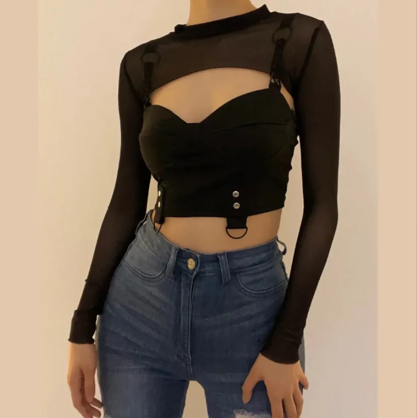 

Women's Sexy Motorcycle Vest 2025 Spring Summer Latest Solid Color Versatile Chain Design Sense Niche Sling Sling Tight Tank Top