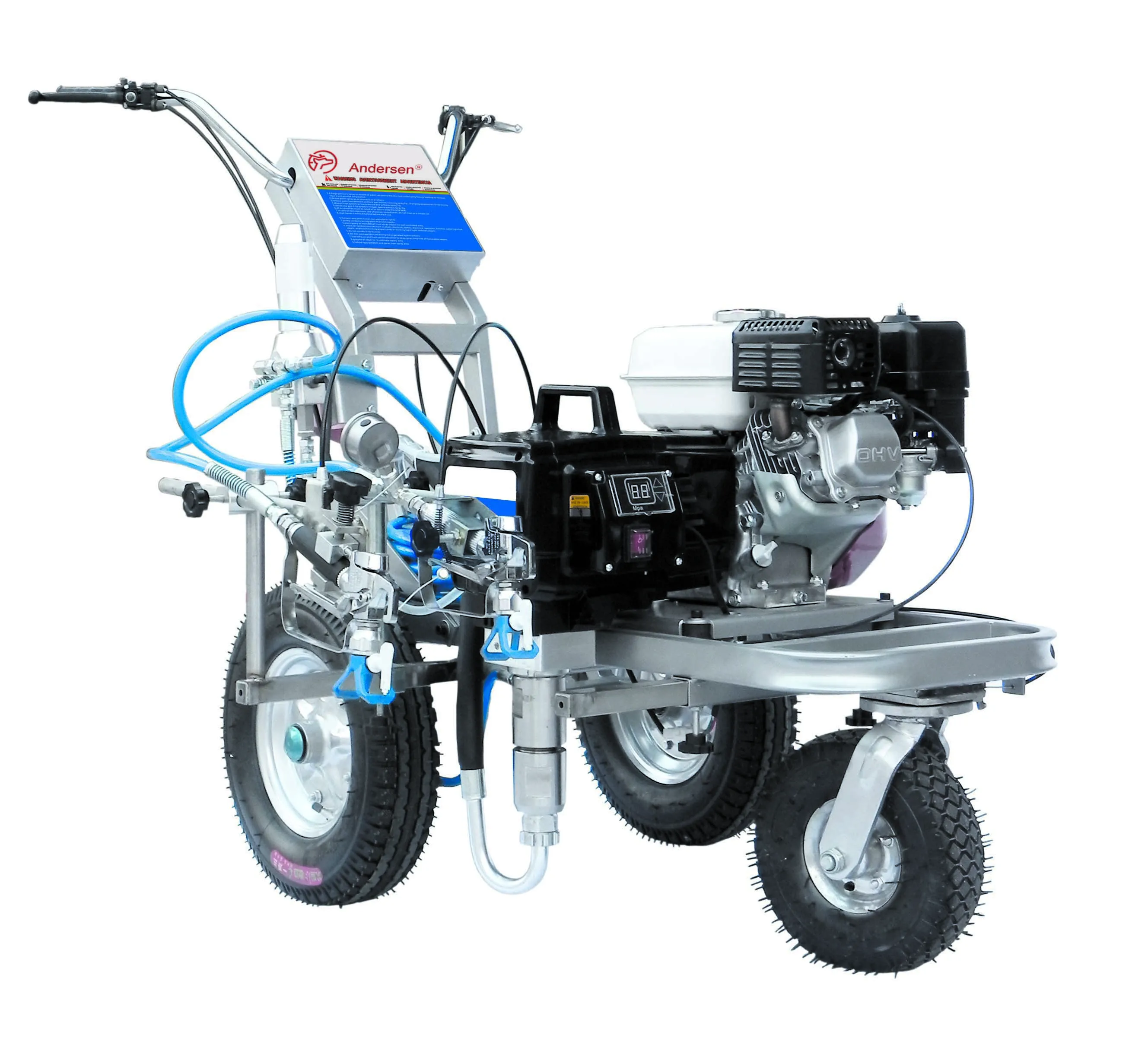 New Advanced Road Line Machinery Innovative Easy Maintenance Road Marking Machine with Reliable Engine and Pump Components