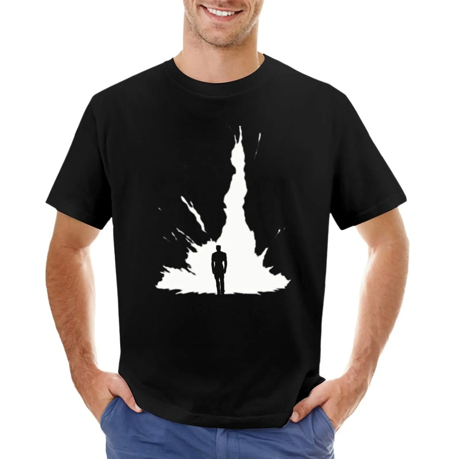 Walking Away From an Explosion T-Shirt man t shirt plus size clothes custom shirt mens shirts graphic tee