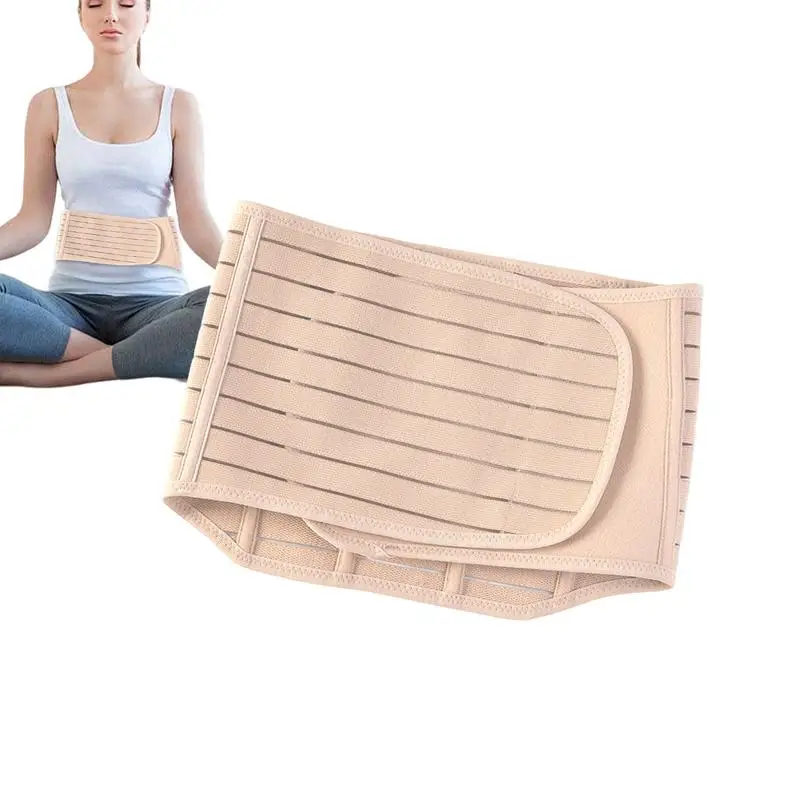 

Post Partum Waist Binder Breathable Waist Band After Birth Belly Wrap Elastic C-Section Recovery Belly Band Abdominal Binder