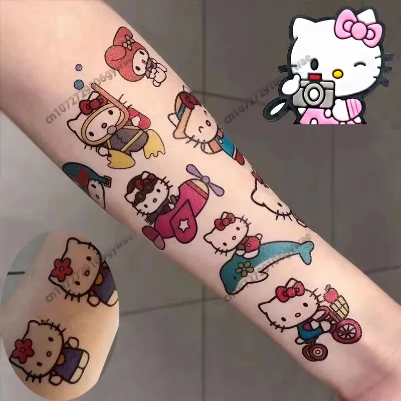 

Kuromis Tattoos KT Temporary Tattoos Cute Anime Waterproof Tattoos Durable Color kawaii Tattoo Sticker Gifts