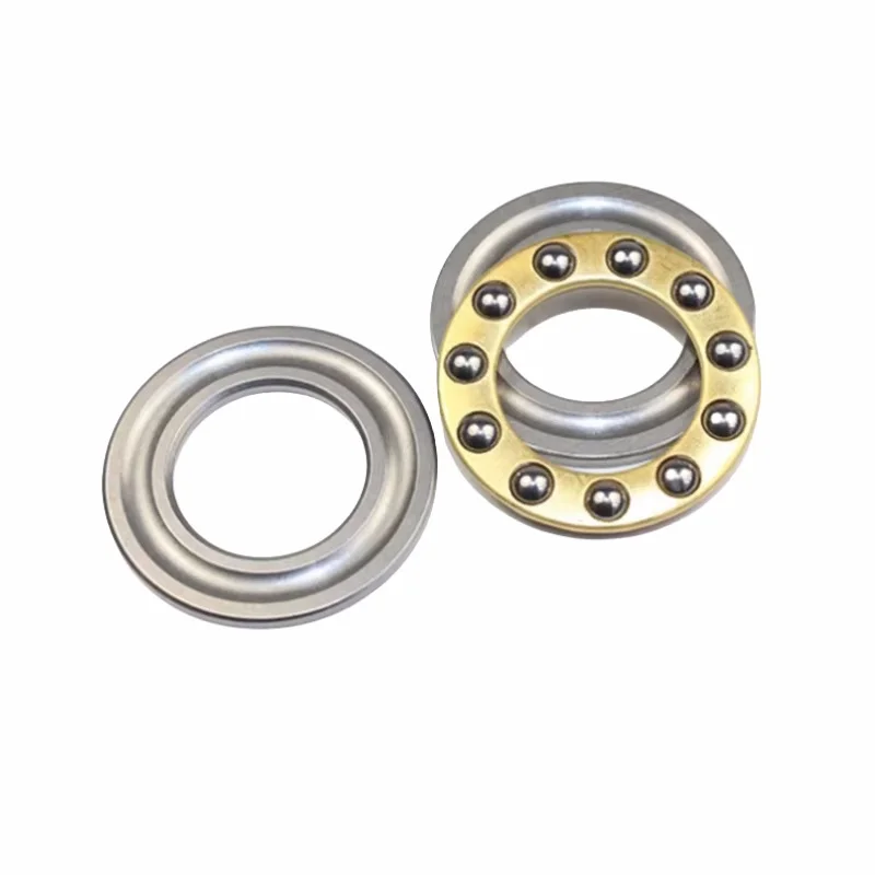 50pcs/100pcs  F12-21M  Axial metal Ball Thrust Bearings 12x21x5 mm miniature Plane thrust ball bearing  12*21*5