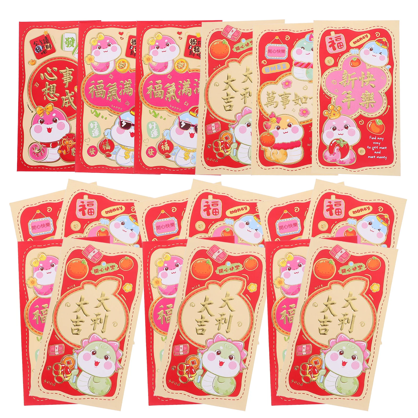 

30 шт., красные конверты в китайском стиле, прочный материал, многофункциональные сумки для денег на удачу, праздничный подарок для весеннего фестиваля, свадьбы