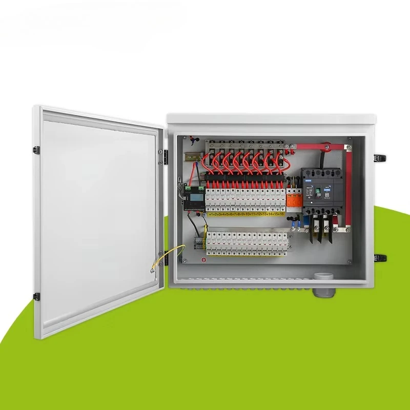 

New Style Solar Waterproof DC Combiner Box Photovoltaic 3 Phase Solar Pv Combiner Box 4 in 2 1000v 1500v