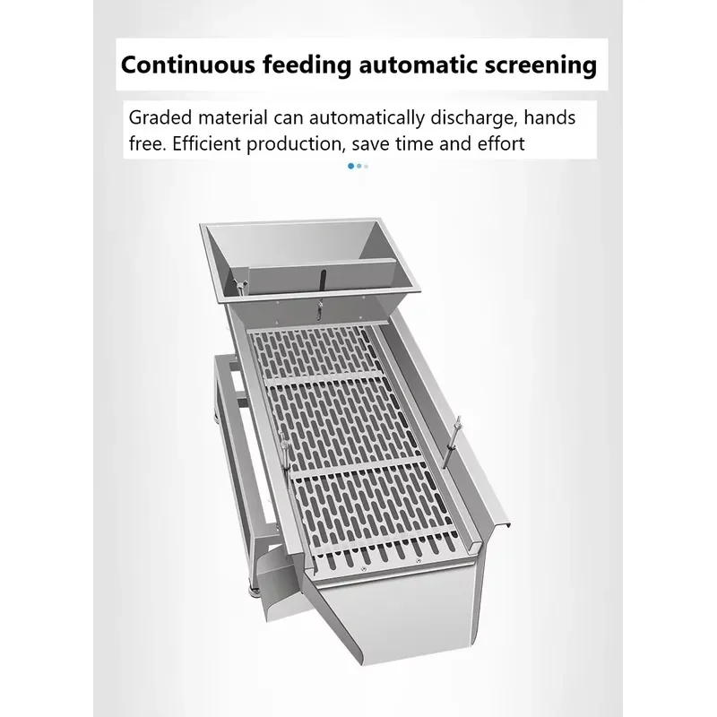 Stainless Steel Coffee Bean Screening and Grading Linear Vibrating Sieve Oscillating Sieve Food Grade Screening Machine