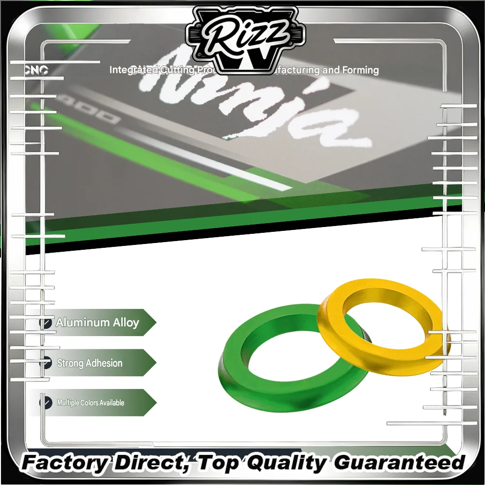 【Factory Direct】FOR NINJA250-300-400 CNC Aluminum Keyhole Decorative Ring Ignition Lock Hole Cover - Motorcycle Accessory