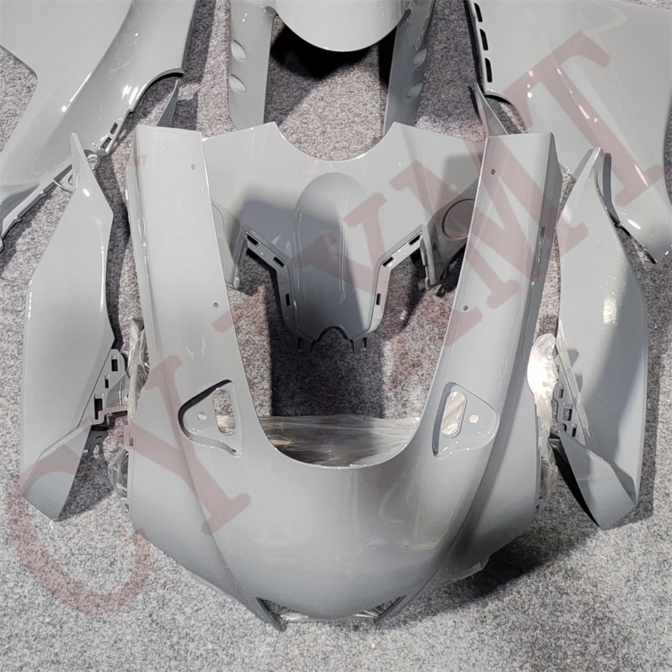 ABS حقن دراجة نارية الهدايا المجمعة لياماها YZF R1 YZF-R1 2020-2024 كامل البلاستيك Fairings YZFR1 20-24 الأبيض هيكل السيارة الإسكان