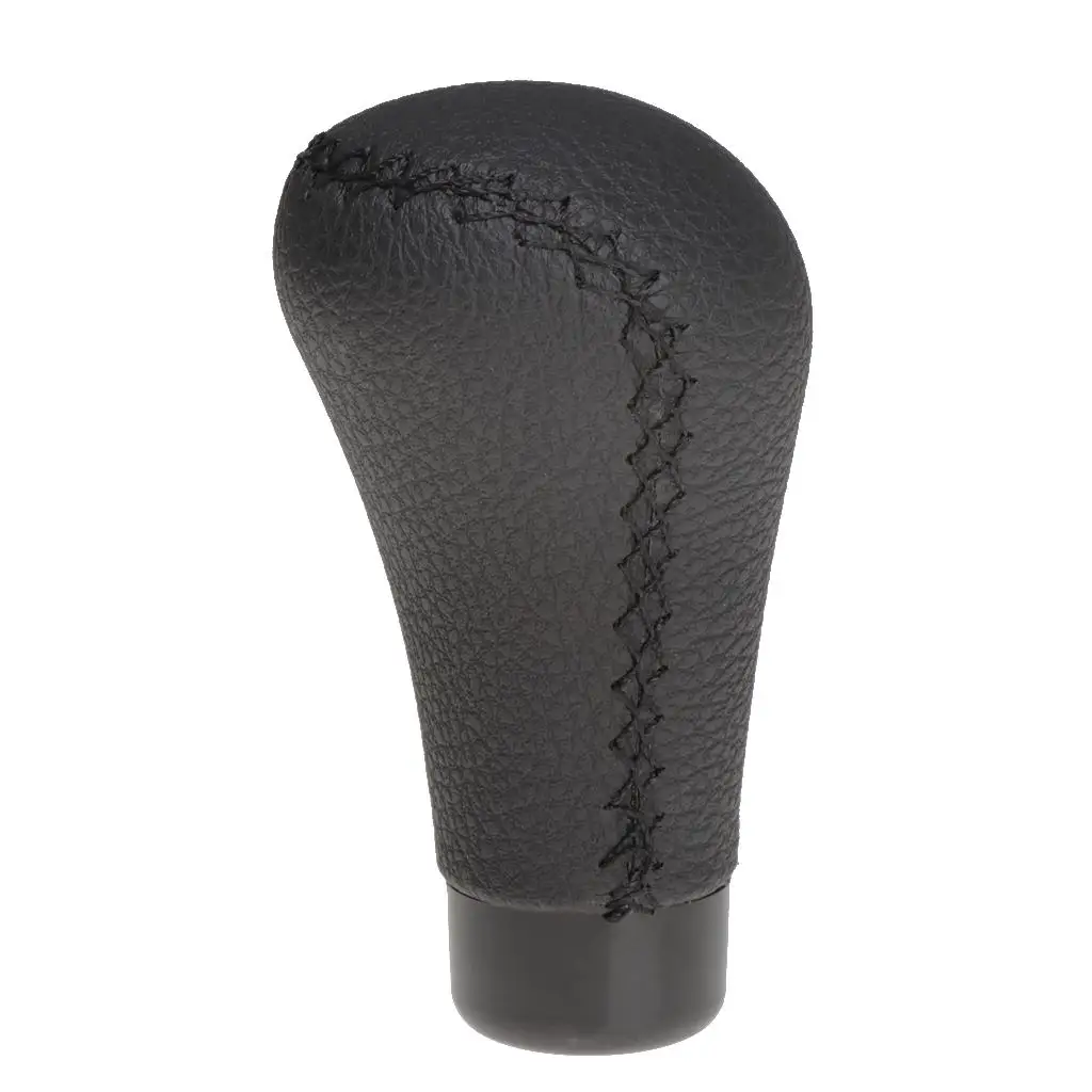 Leather Aluminum Gear Shift Knob Universal Manual Automatic Car Stick Lever Handle for Gearbox Modification