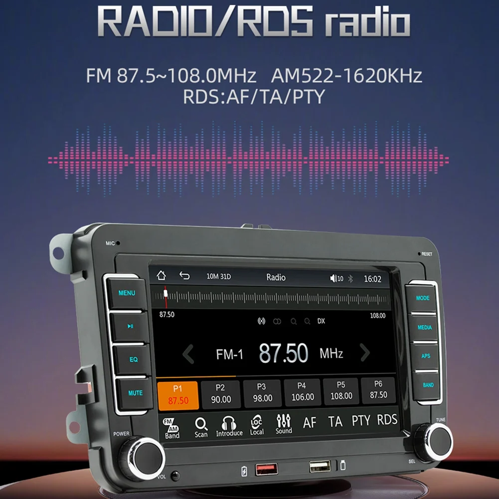 Durable-7 Inch 2Din Carplay Car Stereo Bluetooth MP5 Player For VW /Golf Polo/PASSAT/Skoda