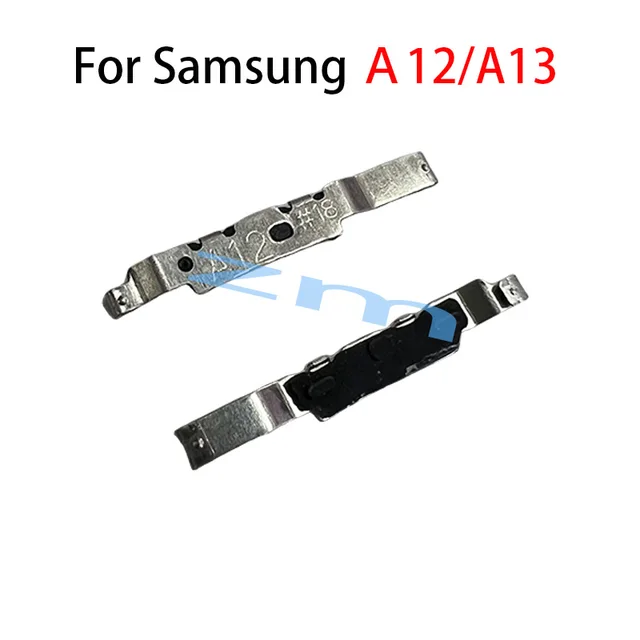 Dla Samsung Galaxy A12 A13 M12S A04S M13 przycisk regulacji głośności boczne klawisze wspornik z żelaznym uchwytem na klucz boczny