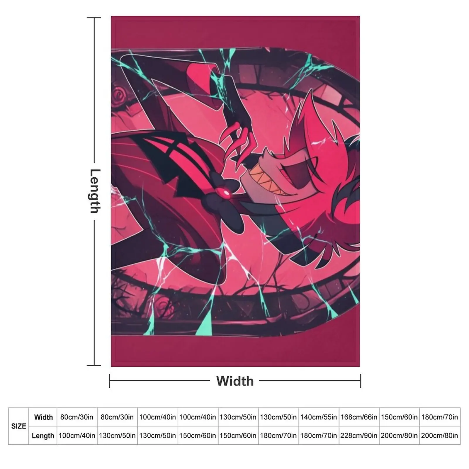 Stained Glass Alastor - Cracked Throw Blanket Blankets For Bed For Sofa Thin Loose Thins Decorative Sofas Baby Blankets