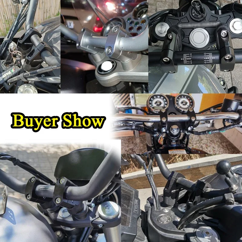 Para BMW F850GS F900R F900XR F 850 GS ADV accesorios de motocicleta manillar elevador abrazadera extender manillar adaptador mon