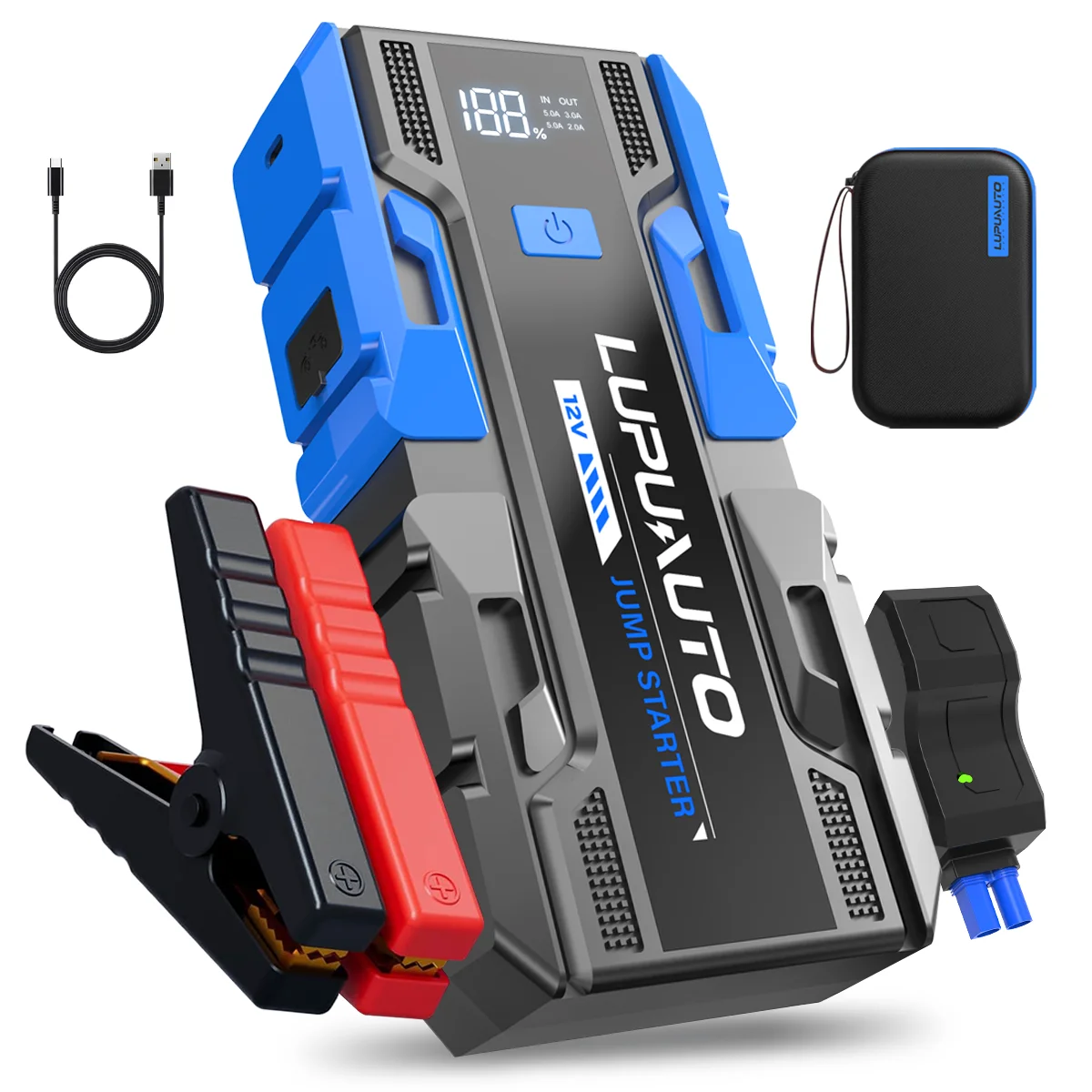 

3000A Jump Starter Power Bank 12V Car Starting Device Emergency Starter Fast Charging With LED Light For Auto Battery Starter