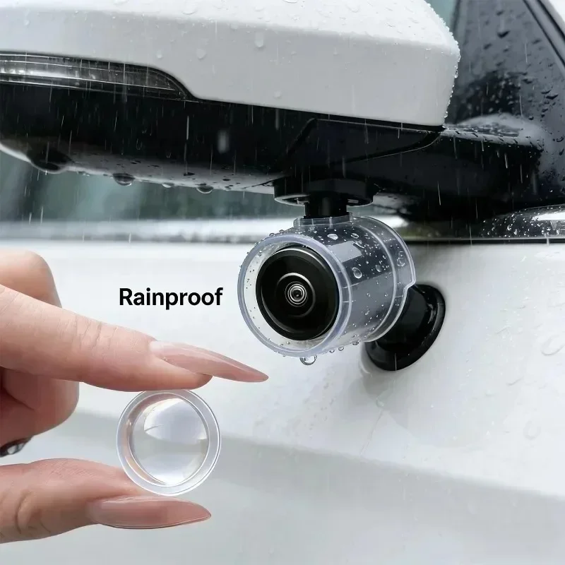 Universal Car Camera Protection Cover for 360 Degree View System Reverse Rear Side Camera Lens Guard Anti-Scratch Rain Shield