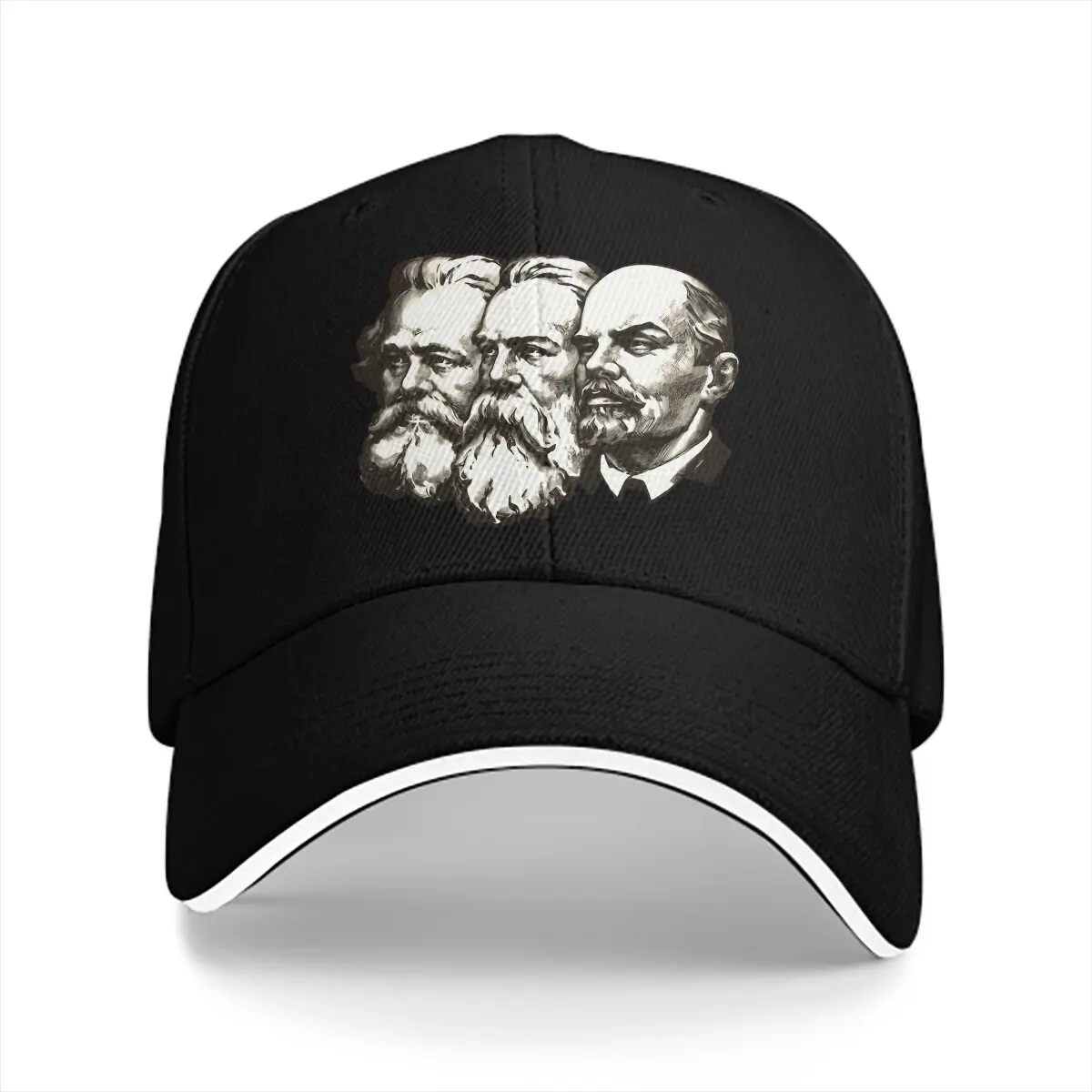 Gorra Multicolor con visera personalizada para mujer, gorro de protección con visera, de la Unión Soviética, de los repos imperiales, de Marx Engels Lenin