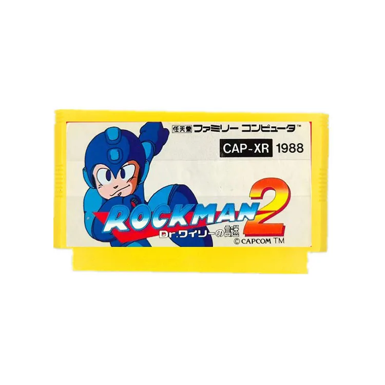 Rock Man 2 Spiel kassette für FC-Konsole 60-poliges Videospiel