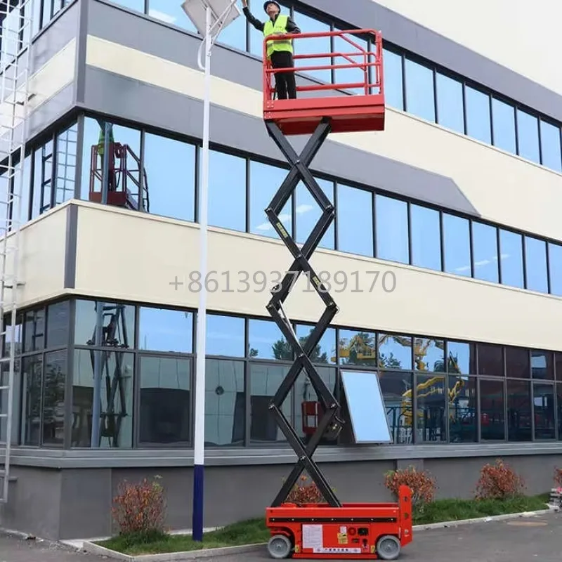 Discount Price Automatic Mobile Scissor Lifter Electric 8m Aerial Work Platform for Warehouse