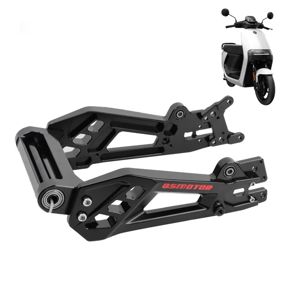 

Алюминиевая задняя вилка с ЧПУ для электронного скутера, кронштейн 84 мм, запасные части, задний поворотный рычаг мотоцикла, детали KTM, задняя плоская вилка, электрическая рама