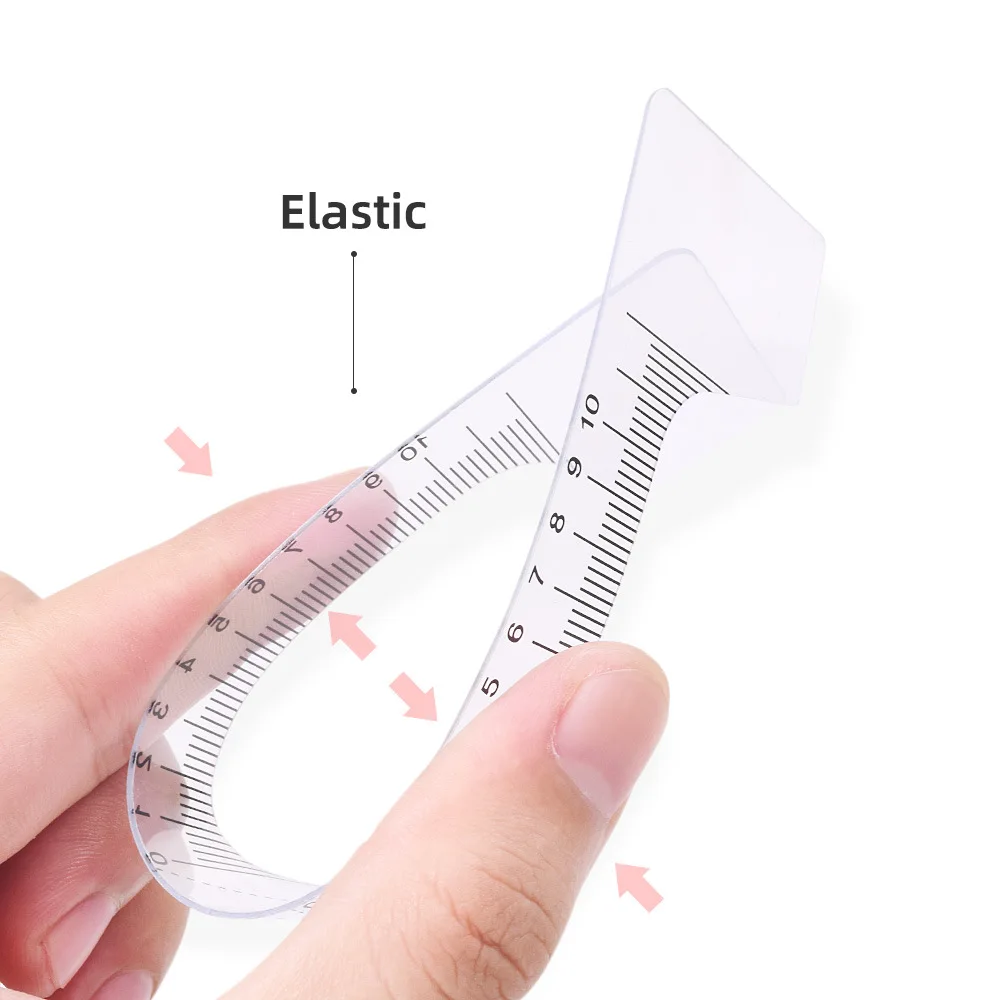 10pcs Eyebrow Stencil Tattoo Makeup Microblading Measure Ruler Beauty Tool Left and Right Symmetrical Mask Positioning Ruler