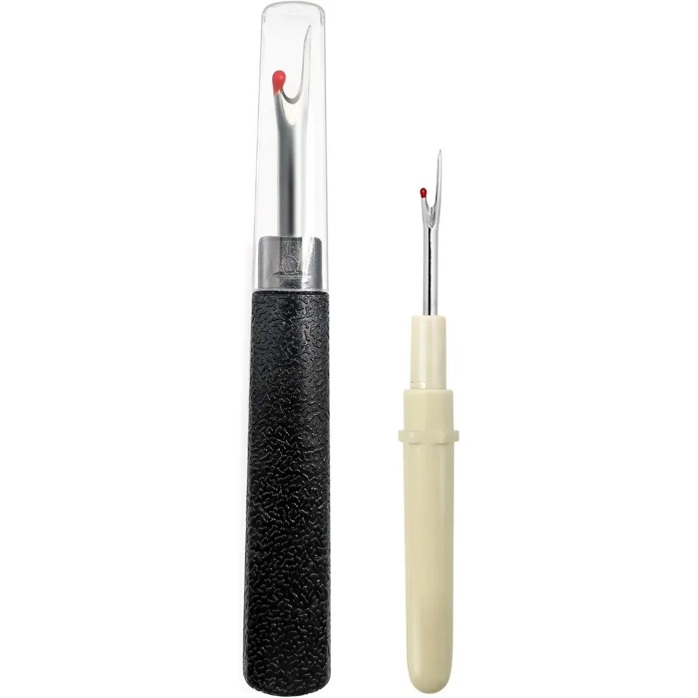 

Professional Sharp Seam Ripper Set 2PCS Ergonomic Stitch Unpicker Quick Thread Remover Tool for Sewing Clothes Quilting Needlework Craft Alteration and Fabric Patterns Easy Unpick Seams Safety Grip Handles Durable