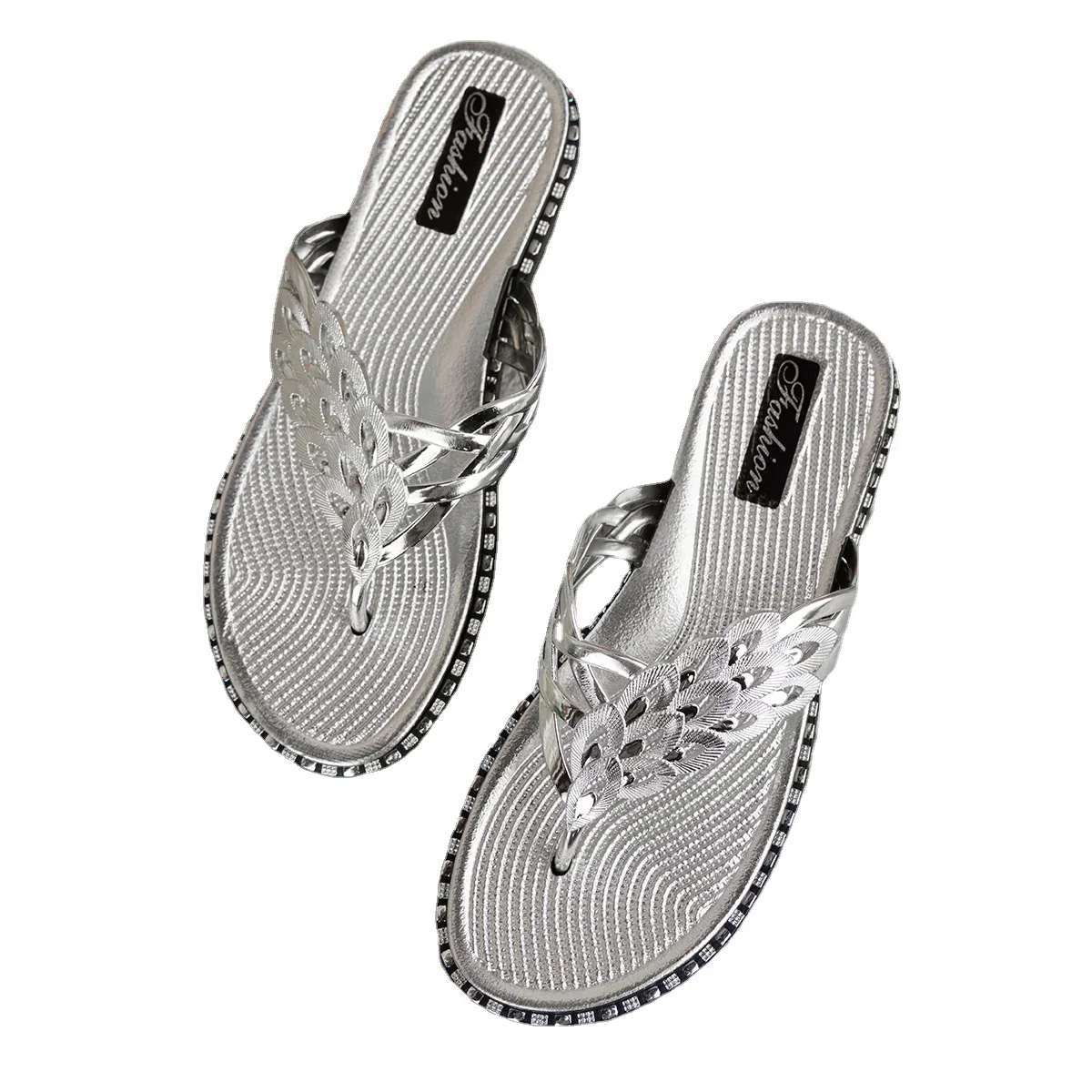 Women Slippers New Summer Flat Sandals Flip Flops Fashionable Open Toe Non Slip Slippers Outdoor Slides Women Zapatos De Mujer