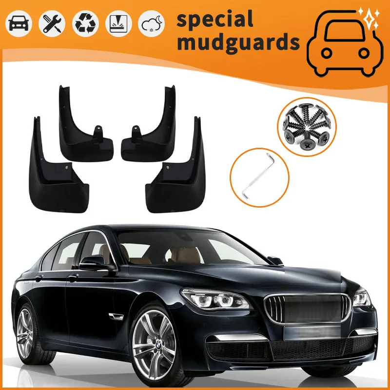 For 11-20 BMW 7 Series models Mudguards Fender Mudflaps Front Rear Flares Splash Guards Cover Car Accessorie