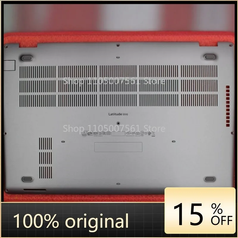 Carcasa Trasera Plateada para Dell Latitude 5510 E5510, Pieza de Repuesto 01DM7Y, Cubierta Inferior para Portátil