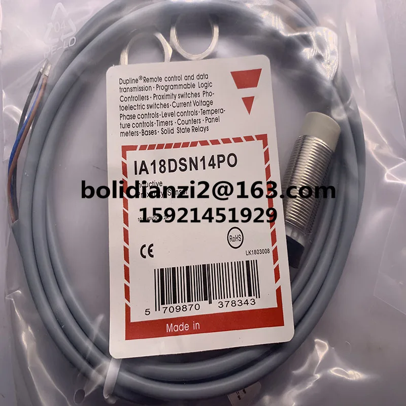 Proximidade Sensor interruptores e sensores, IA18CLN08UCM1, Brand New, Spot