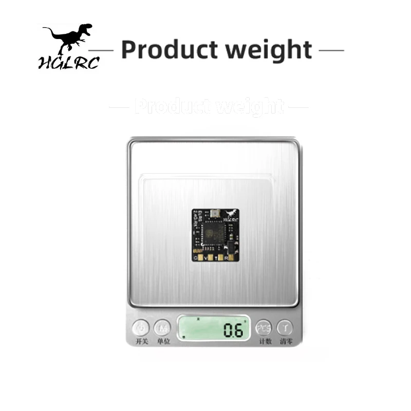 HGLRC ELRS 2.4G Receiver 500MHZ Refresh Rate ELRS 3.0 for RC Airplane FPV Long Range Drones DIY Parts