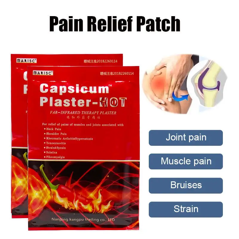 80pcs/10bags Chinese Medical Patch Treatment Muscle Back Neck Pain Arthralgia Rheumatoid Arthritis Pain Plaster
